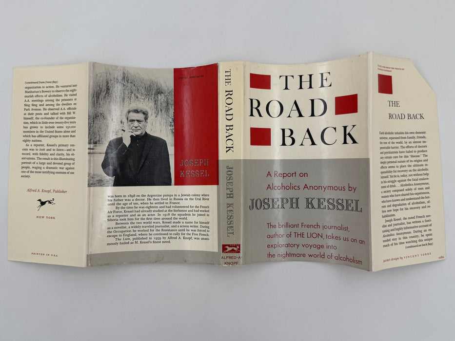 The Road Back: A Report on Alcoholics Anonymous by Joseph Kessel - With Original Promotional Letter