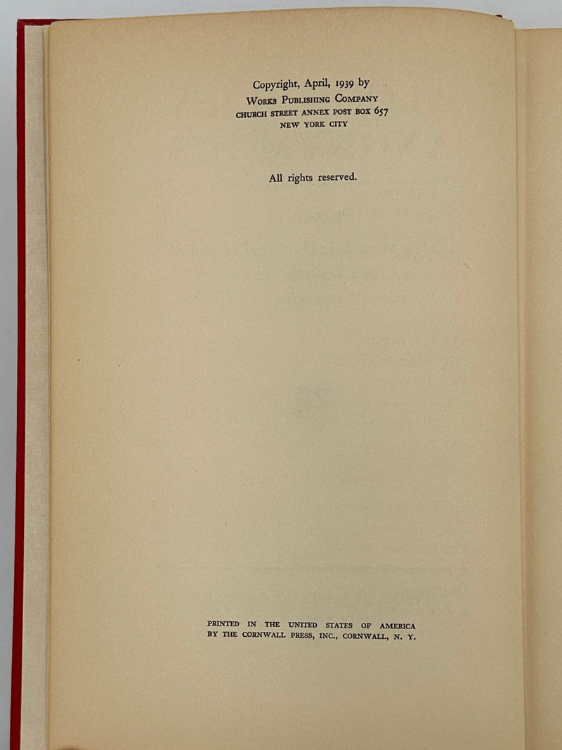Alcoholics Anonymous First Edition First Printing from 1939