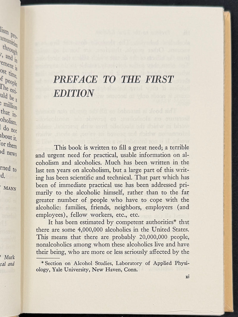 Marty Mann’s New Primer on Alcoholism — Signed by Marty Mann