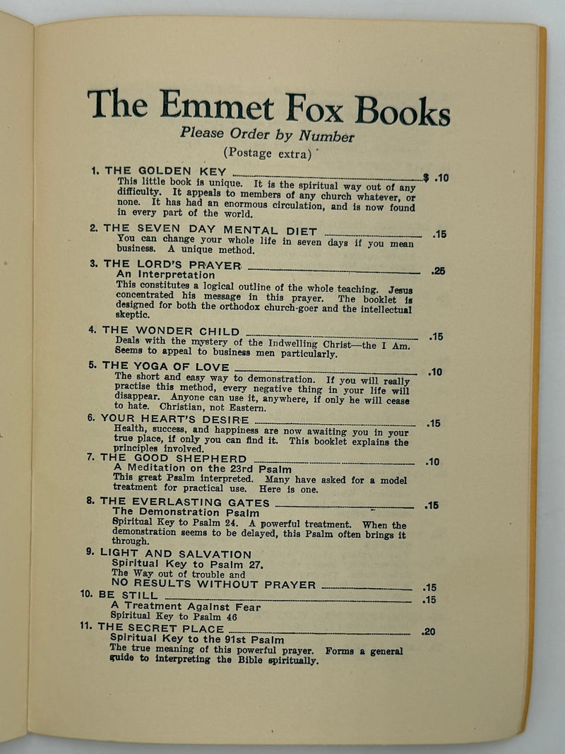 The Zodiac and the Bible: The End of the World by Emmet Fox - 1945