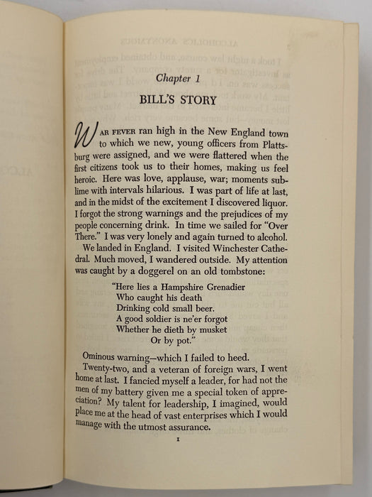 Alcoholics Anonymous Second Edition 3rd Printing with RDJ