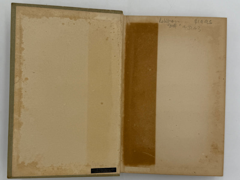 The Eight Points of the Oxford Group by C. Irving Benson - Fourth Printing from 1936