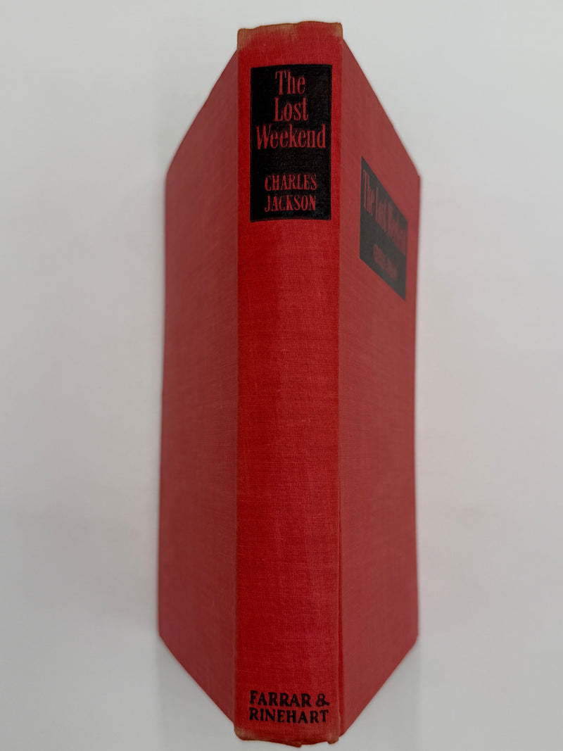 The Lost Weekend — Charles R. Jackson (1944) Signed | Second Large Printing | Original Dust Jacket