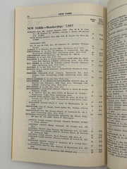AA World Group Directory SPRING 1951 -Booklet West Coast Collection