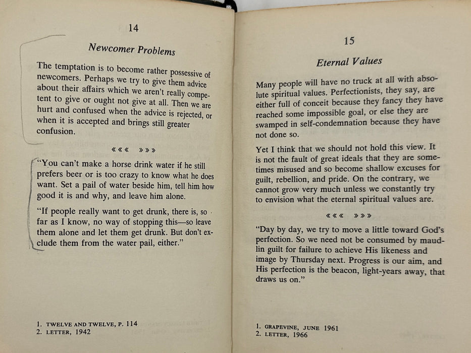 The AA Way of Life - First Printing from 1967