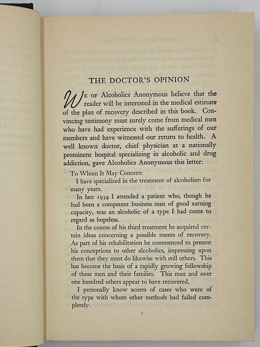 Alcoholics Anonymous First Edition 11th Printing from 1947 - ODJ