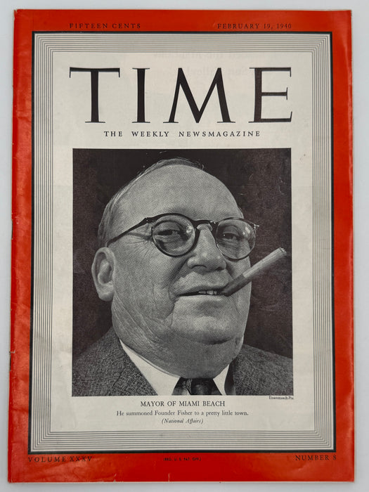 Time Magazine from February 1940 - Alcoholics Anonymous Rockefeller Dinner