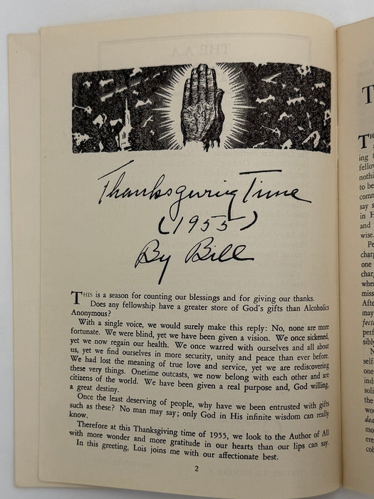 AA Grapevine from November 1955