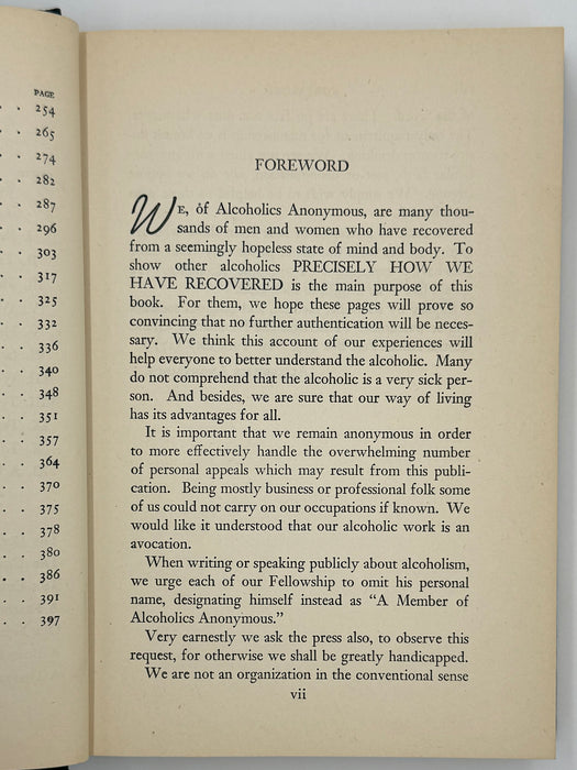 Alcoholics Anonymous First Edition 14th Printing from 1951 - ODJ