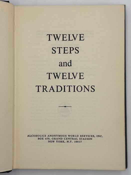 Alcoholics Anonymous Twelve Steps And Twelve Traditions - 10th Printing from 1971