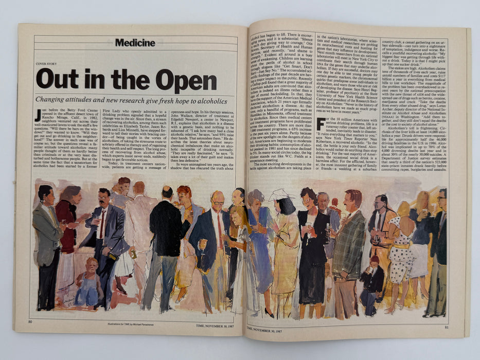 Time Magazine - Out in the Open - November 1987