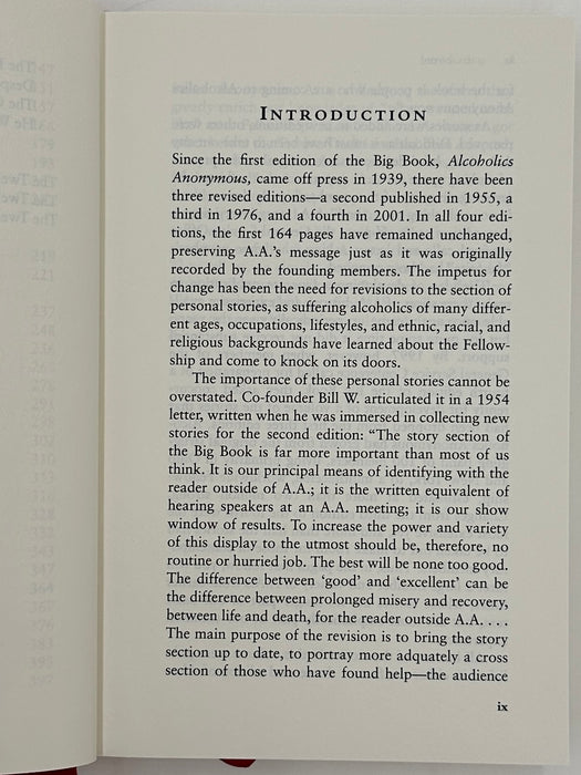 Experience, Strength, & Hope: Stories from the first three editions of Alcoholics Anonymous - First Printing