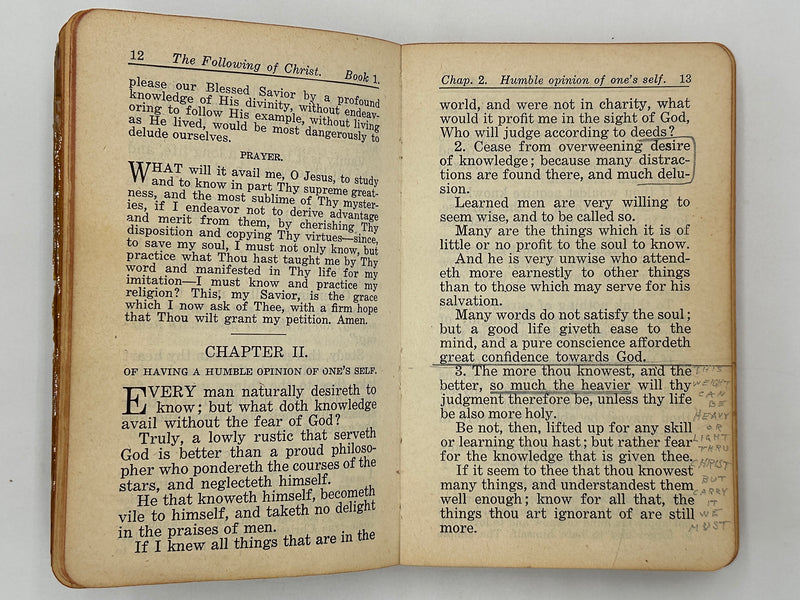 Signed by Sister Ignatia - The Following of Christ Recovery Collectibles
