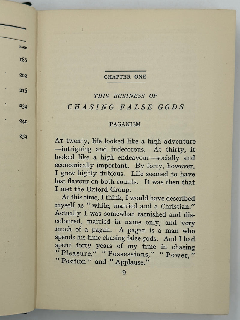 I Was a Pagan — V. C. Kitchen (Hodder & Stoughton, London 1934) — Original Dust Jacket — Oxford Group Memoir
