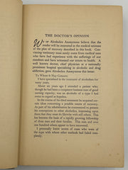 Alcoholics Anonymous First Edition 4th Printing Big Book 1943 - Blue - RDJ Recovery Collectibles