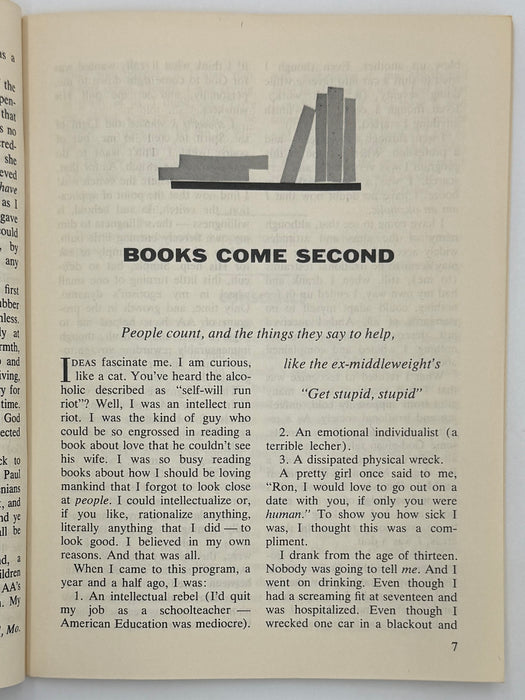 AA Grapevine from April 1966 - Humility