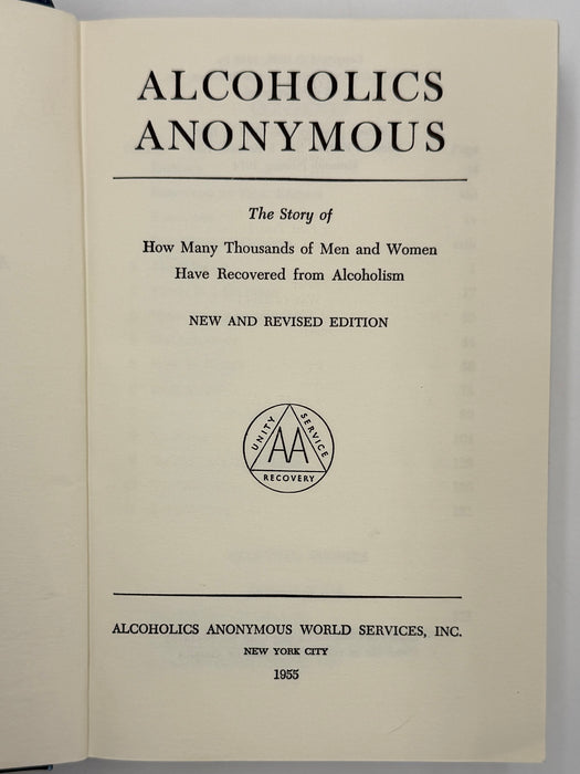 Alcoholics Anonymous Second Edition 16th Printing from 1974 - RDJ