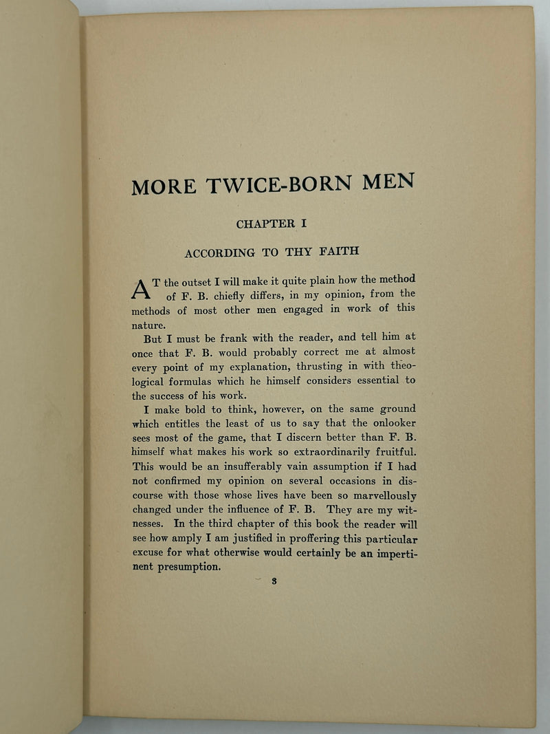 More Twice Born Men by Harold Begbie from 1923 with the original dust jacket