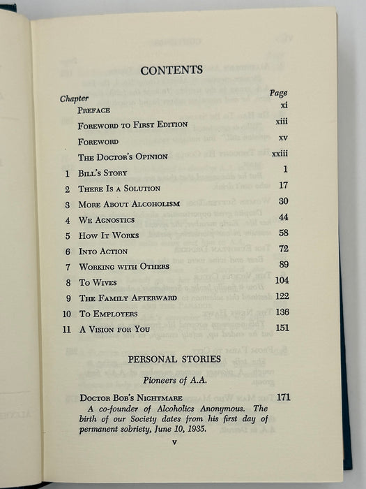 Alcoholics Anonymous Second Edition 16th Printing from 1974 - ODJ