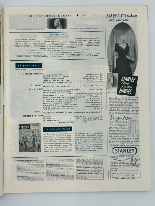 Saturday Evening Post - I’m a Nurse in an Alcoholic Ward - October 1952