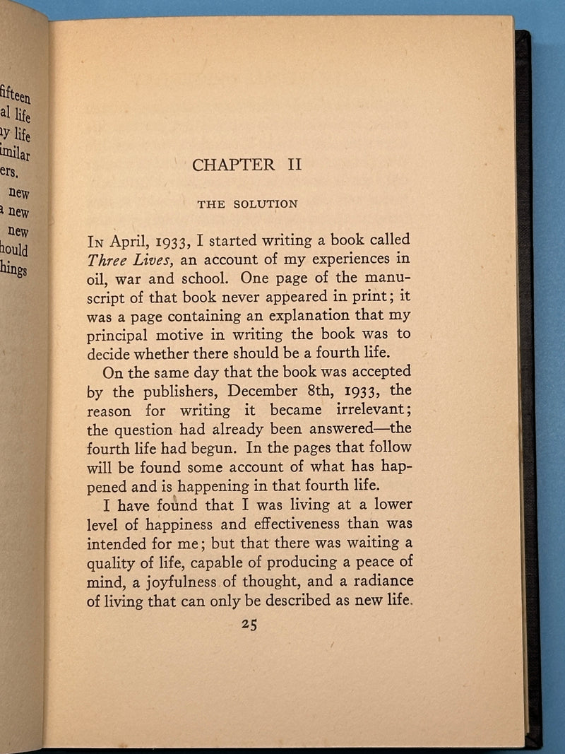 Life Began Yesterday by Stephen Foot - 1938 Recovery Collectibles