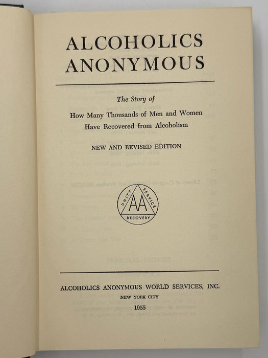 Alcoholics Anonymous Second Edition 6th Printing from 1963 - ODJ