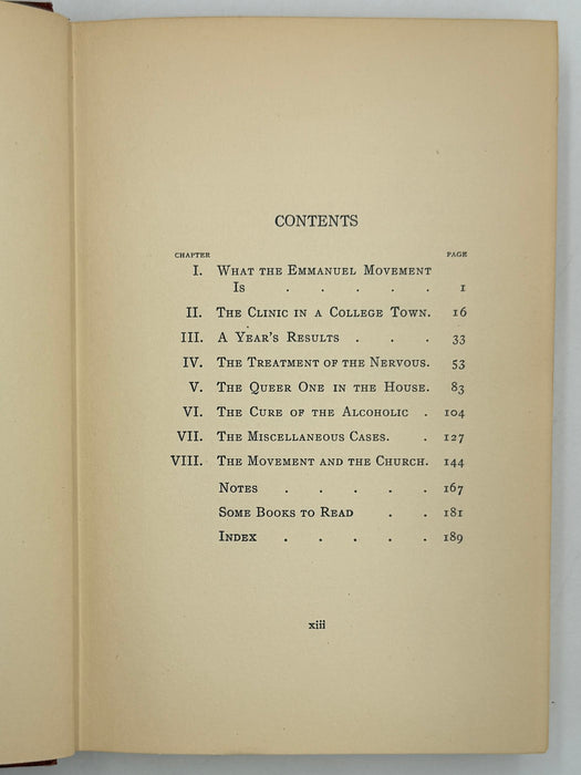 The Emmanuel Movement in a New England Town by Lyman P. Powell from 1909