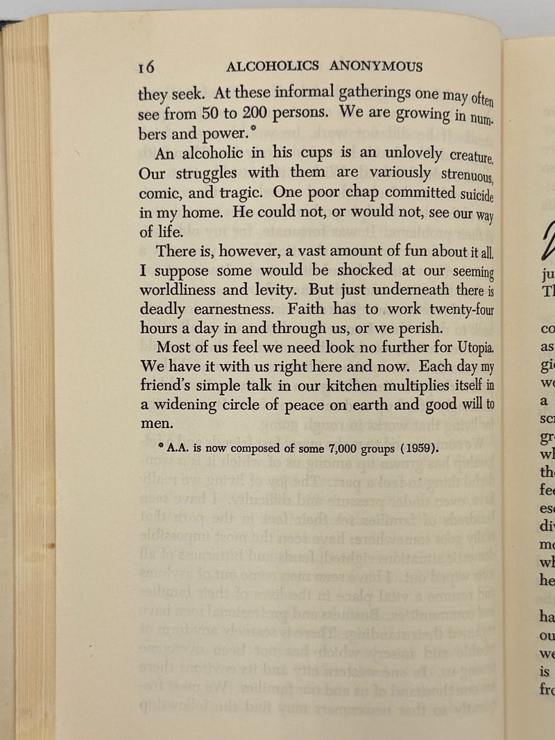 Alcoholics Anonymous Second Edition 3rd Printing with RDJ