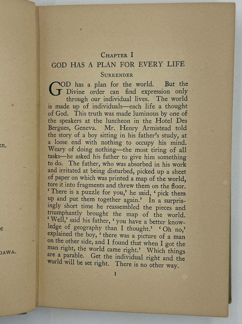 The Eight Points of the Oxford Group by C. Irving Benson - Fourth Printing from 1936