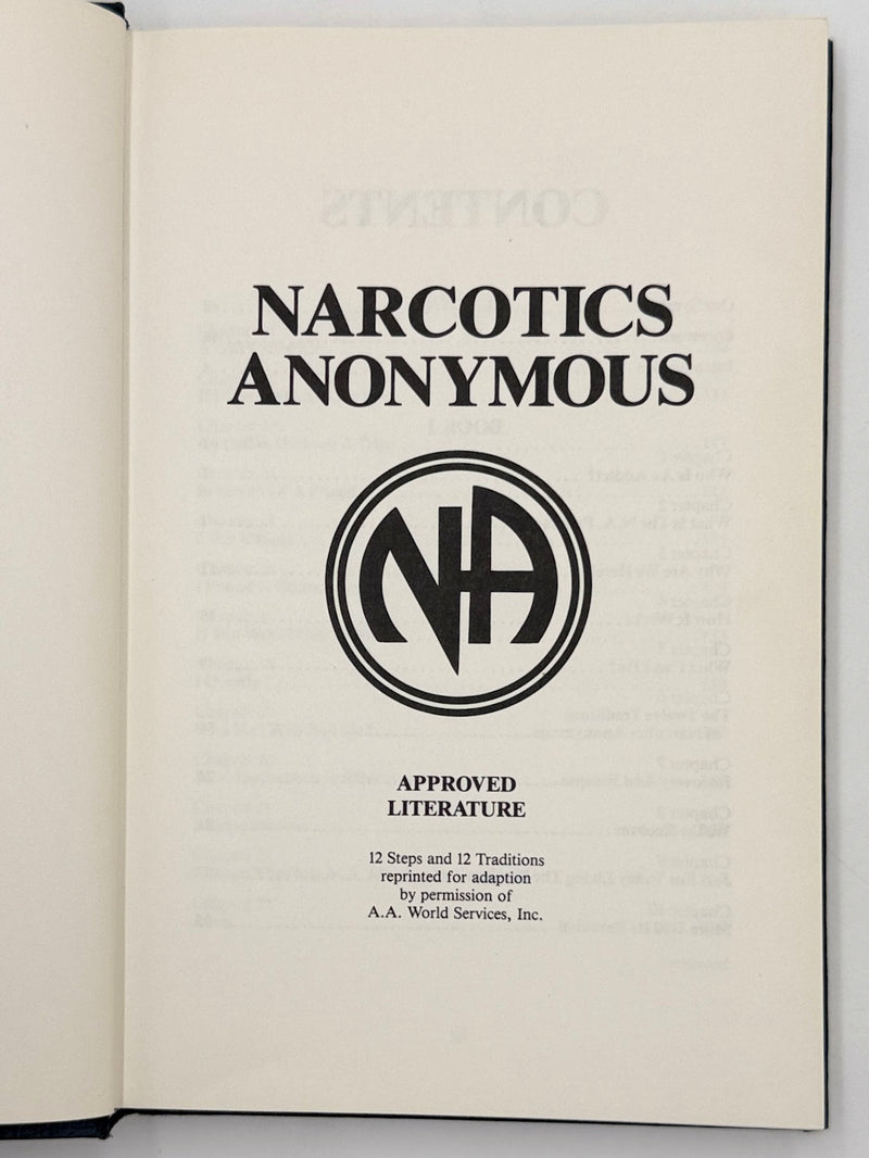 Narcotics Anonymous — Second Edition (1982) C.A.R.E.N.A. Publishing · Original Dust Jacket