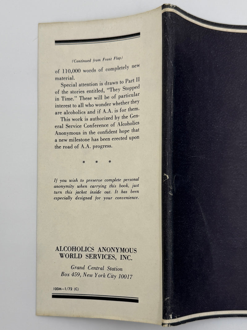 Alcoholics Anonymous Second Edition 13th Printing from 1972 - ODJ