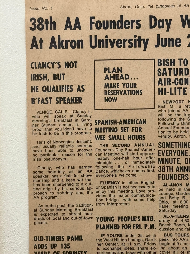 Founders Day Herald — Issue No. 1 — May 1, 1973