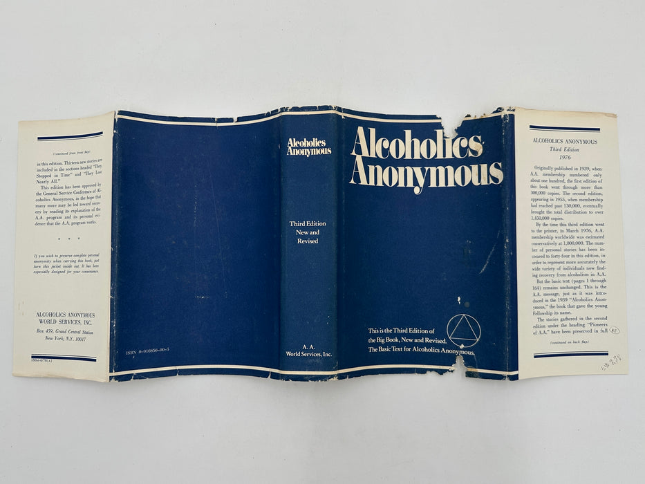 Alcoholics Anonymous Third Edition First Printing from 1976 - ODJ