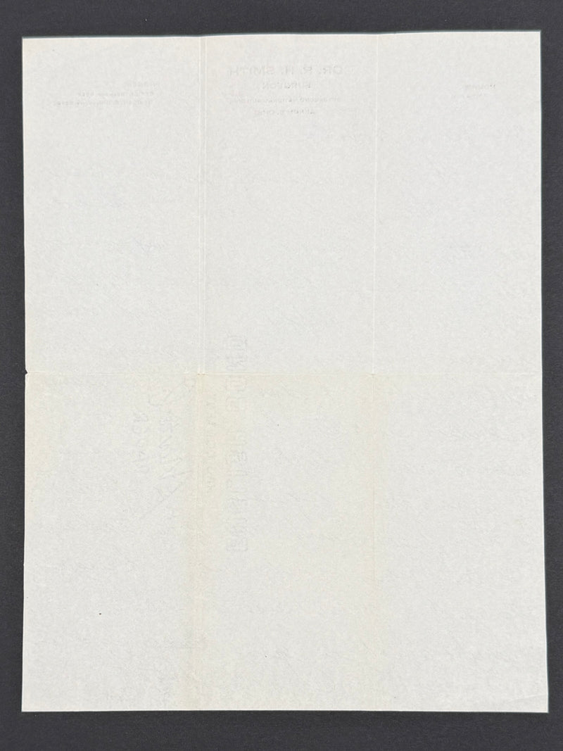 Exceptionally Rare 1949 Dr. Bob Handwritten Letter