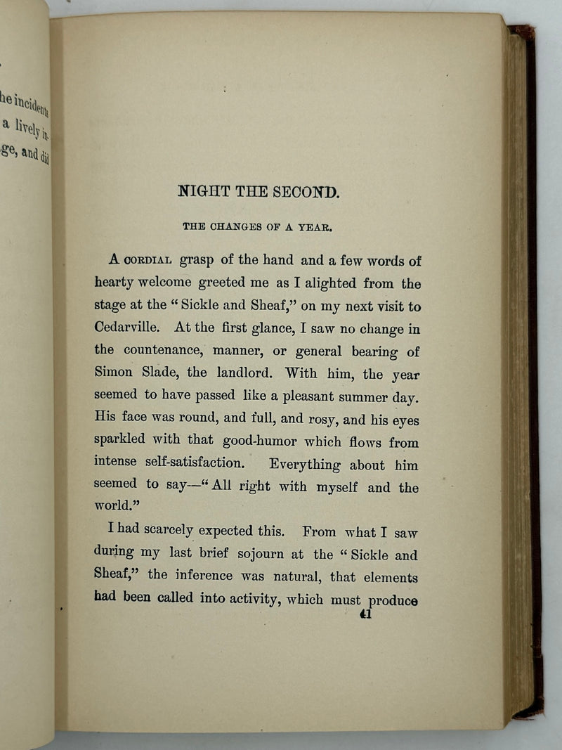 Ten Nights in a Bar-Room, and What I Saw There by T. S. Arthur