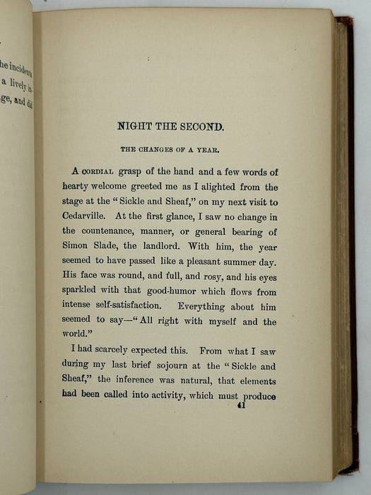 Ten Nights in a Bar-Room, and What I Saw There by T. S. Arthur