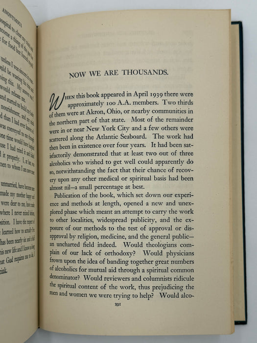 Alcoholics Anonymous First Edition 14th Printing from 1951 - ODJ