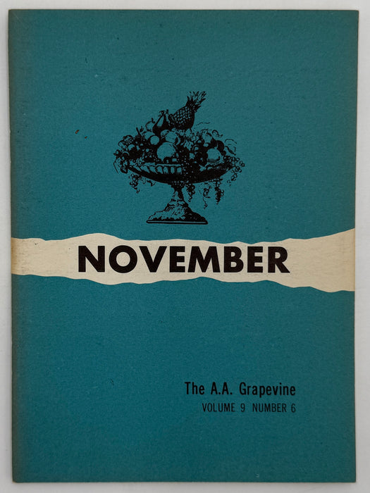 AA Grapevine from November 1952 - Tradition Seven