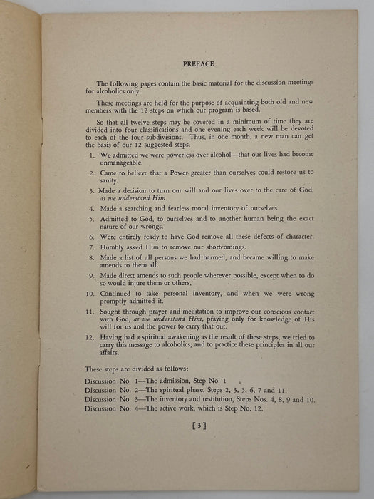 Alcoholics Anonymous: An Interpretation of our Twelve Steps
