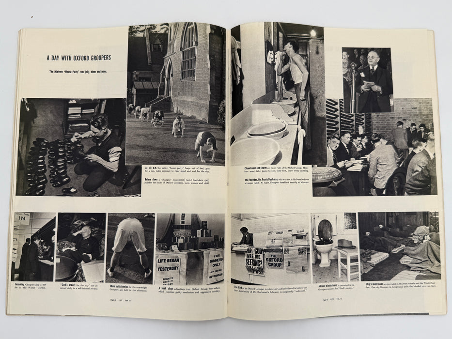 Life Magazine from February 15, 1937 - Buchman’s Oxford Groupers Marching As To War