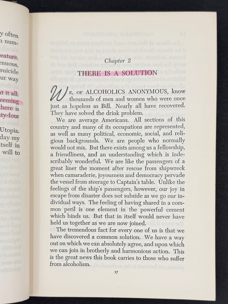 Alcoholics Anonymous — Second Edition, Second Printing (c. 1957)