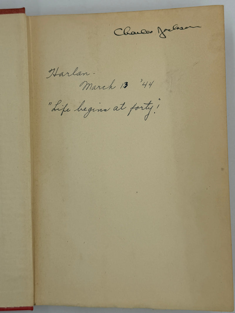 The Lost Weekend — Charles R. Jackson (1944) Signed | Second Large Printing | Original Dust Jacket