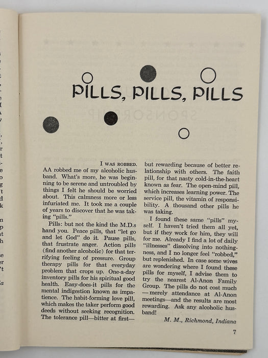 AA Grapevine from December 1956 - Christmas Greetings from Lois and Bill