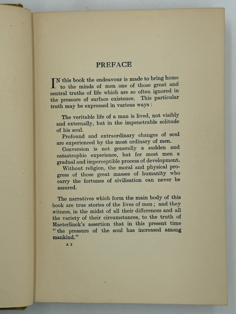 The Ordinary Man and the Extraordinary Thing by Harold Begbie