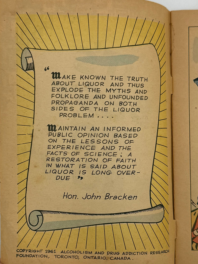 “It’s Best to Know” - about alcohol - Pamphlet