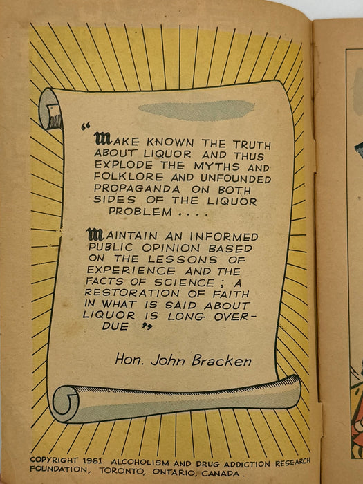 “It’s Best to Know” - about alcohol - Pamphlet