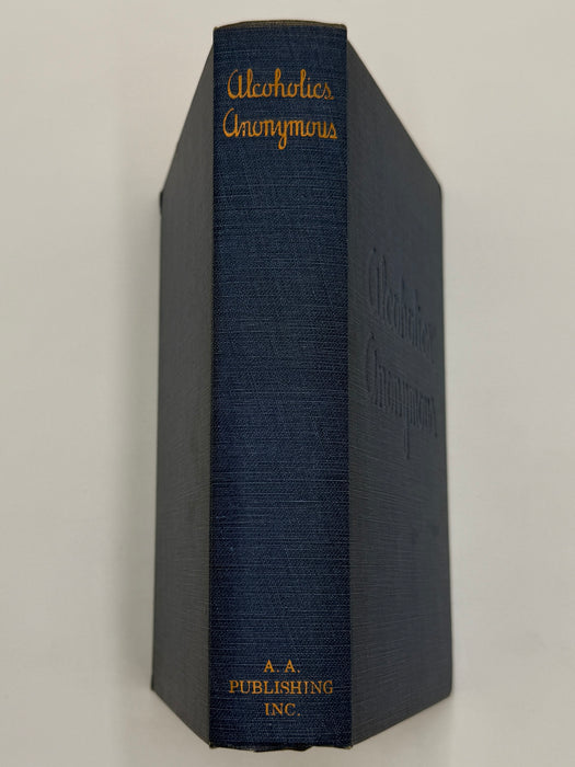First Issue with Original White Band - Alcoholics Anonymous Second Edition First Printing from 1955 with ODJ