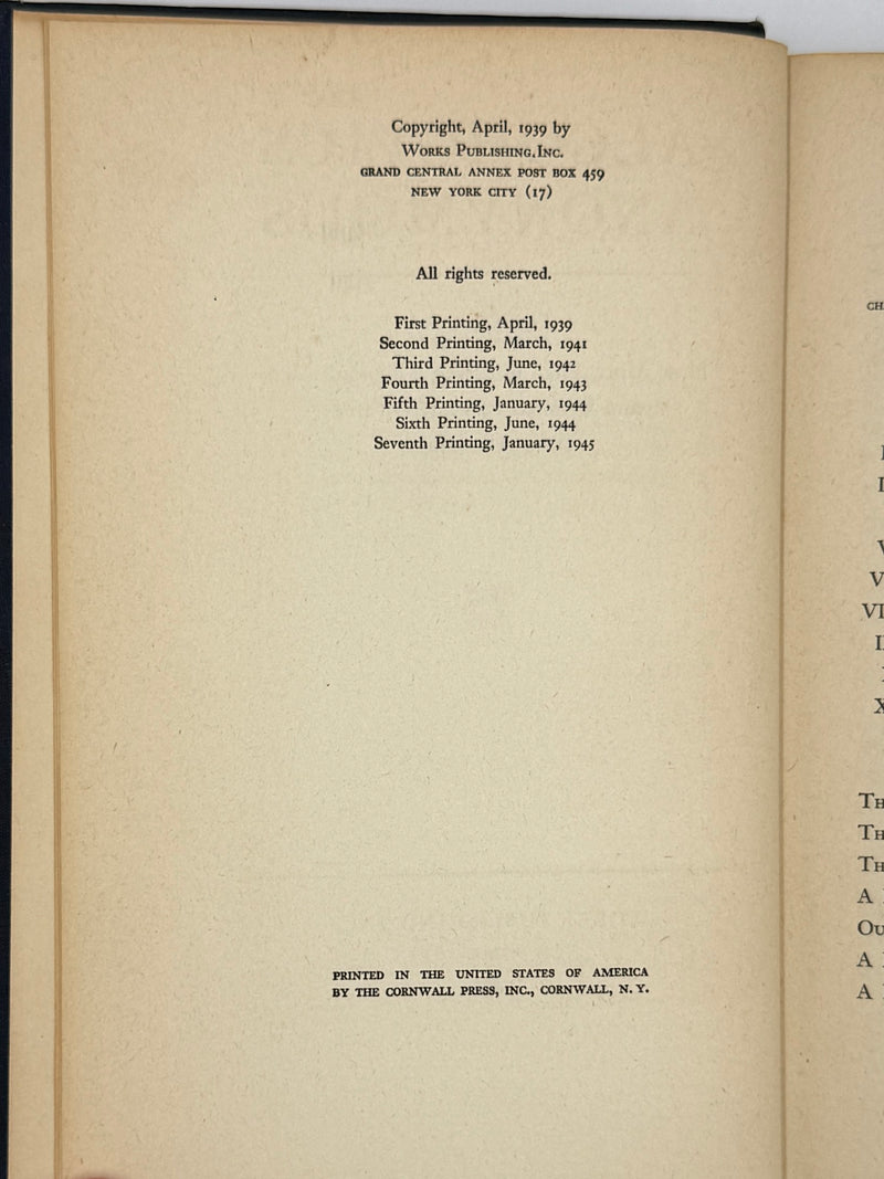 Alcoholics Anonymous First Edition — 7th Printing, January 1945 | Exceptional Condition