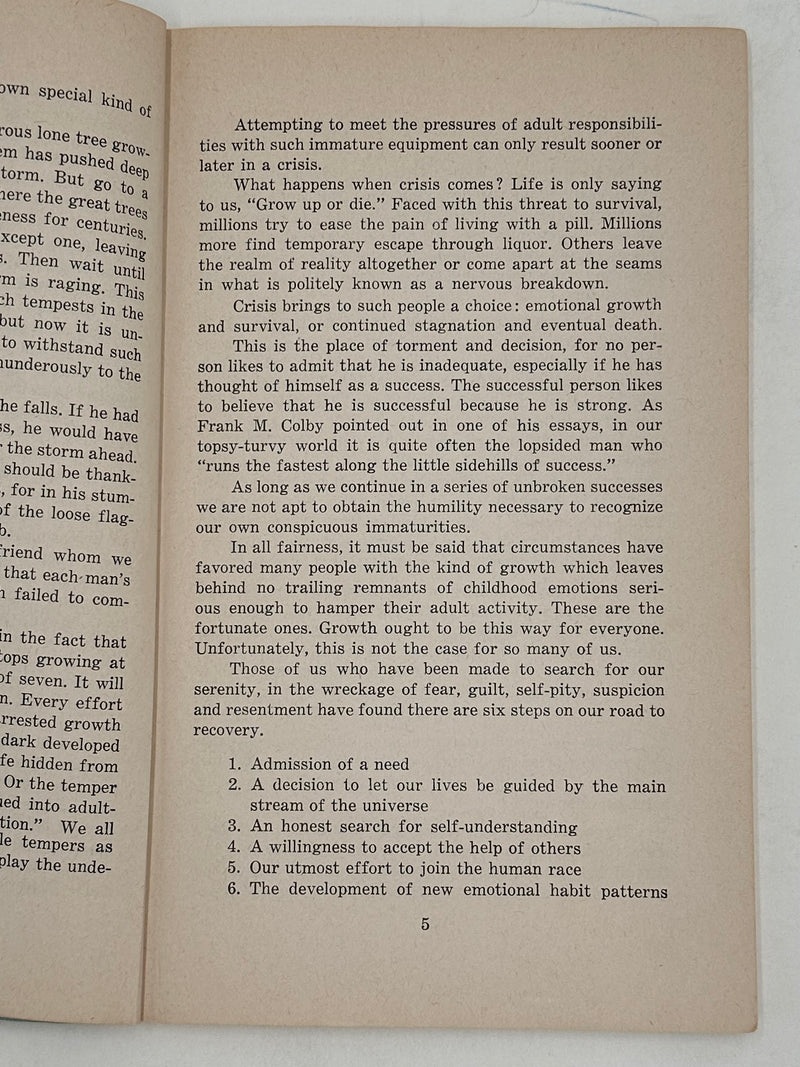 The Search for Serenity by Lewis Presnall- 1959 Recovery Collectibles