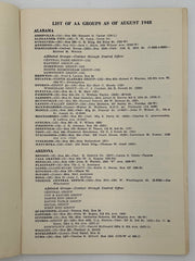 List of AA Groups as of August 1948 Booklet West Coast Collection